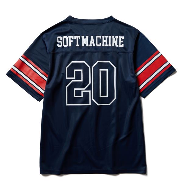 SOFTMACHINE アメリカンフットボールシャツ 21番 SOFTMACHINE アメリカンフットボールシャツ 21番 SOFTMACHINE
