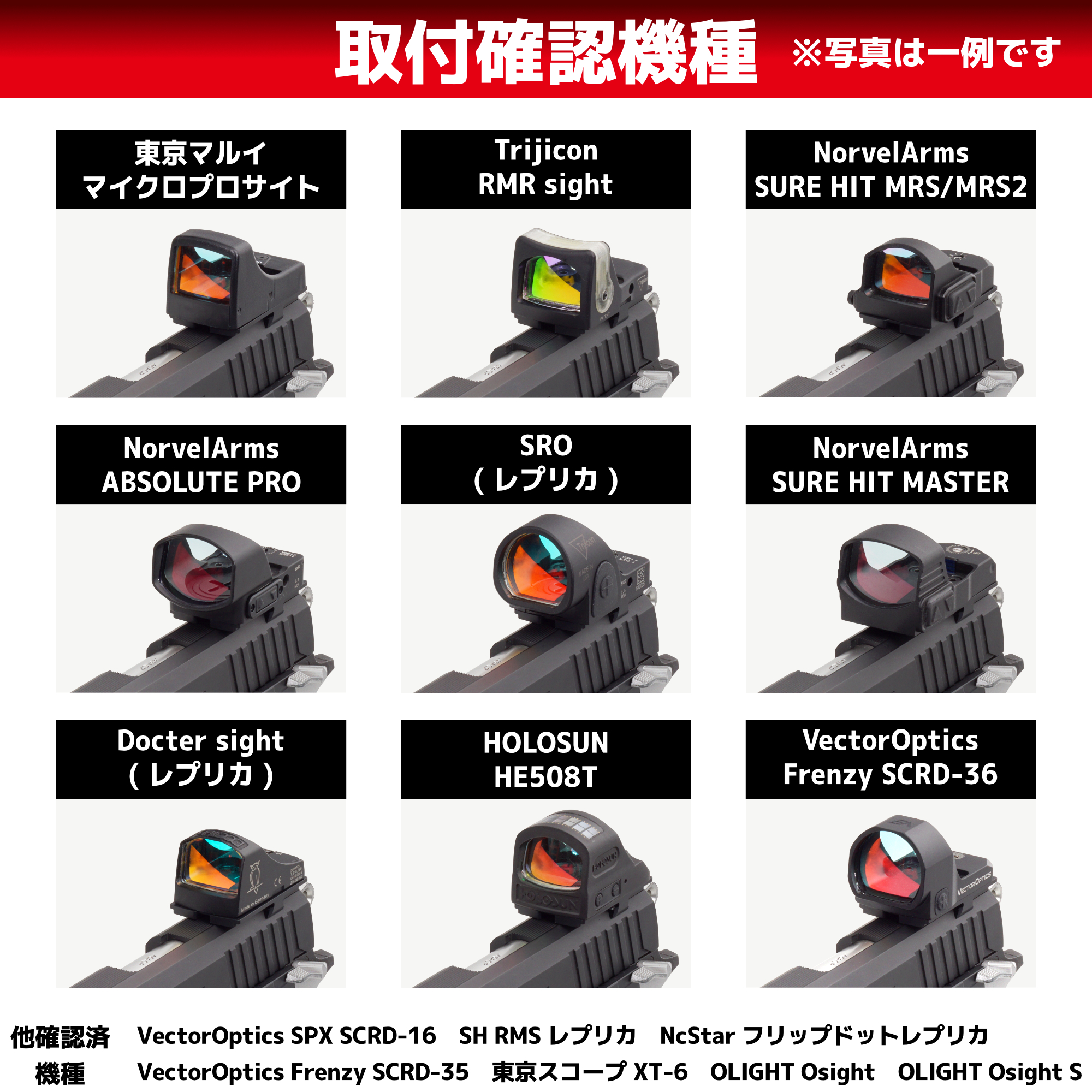 シールドユニット対応メタルマルチマウント 東京マルイ 電動HG
