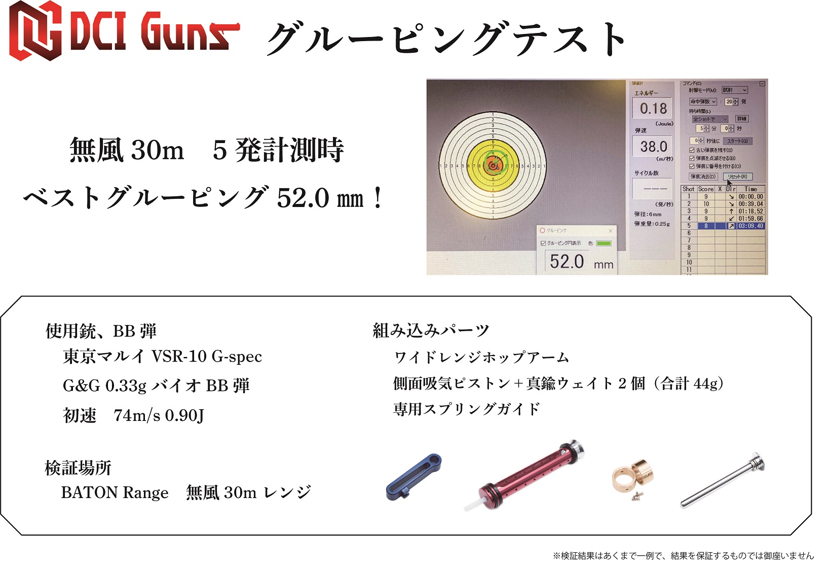 東京マルイ VSR-10用側面吸気ピストン | DCI Guns 公式直販ストア