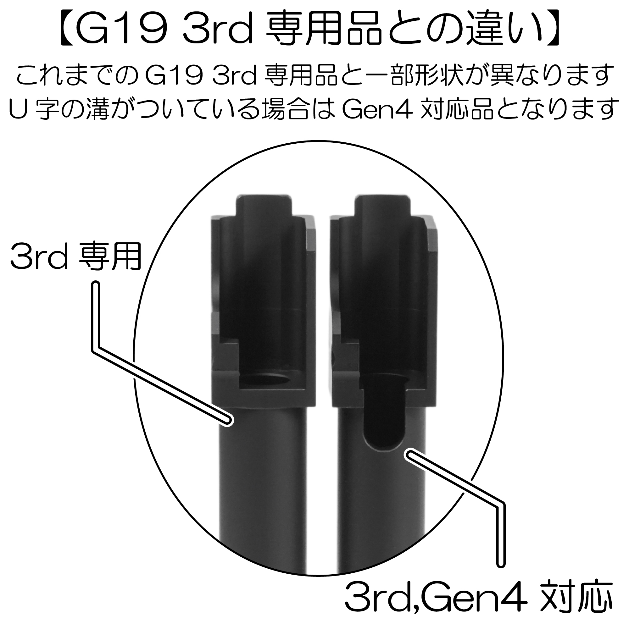 11mm正ネジメタルアウターバレル マルイ G19 3rd,Gen4 GBB用 SV | DCI Guns 公式直販ストア