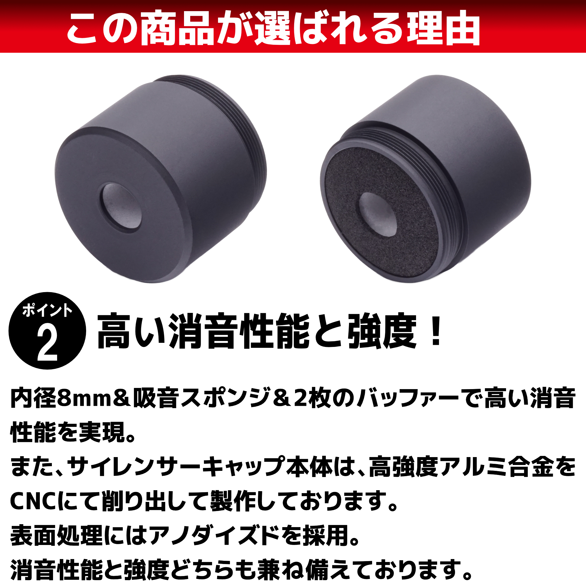 サイレンサーキャップ XCORTECH XT301Mk2用 | DCI Guns 公式直販ストア