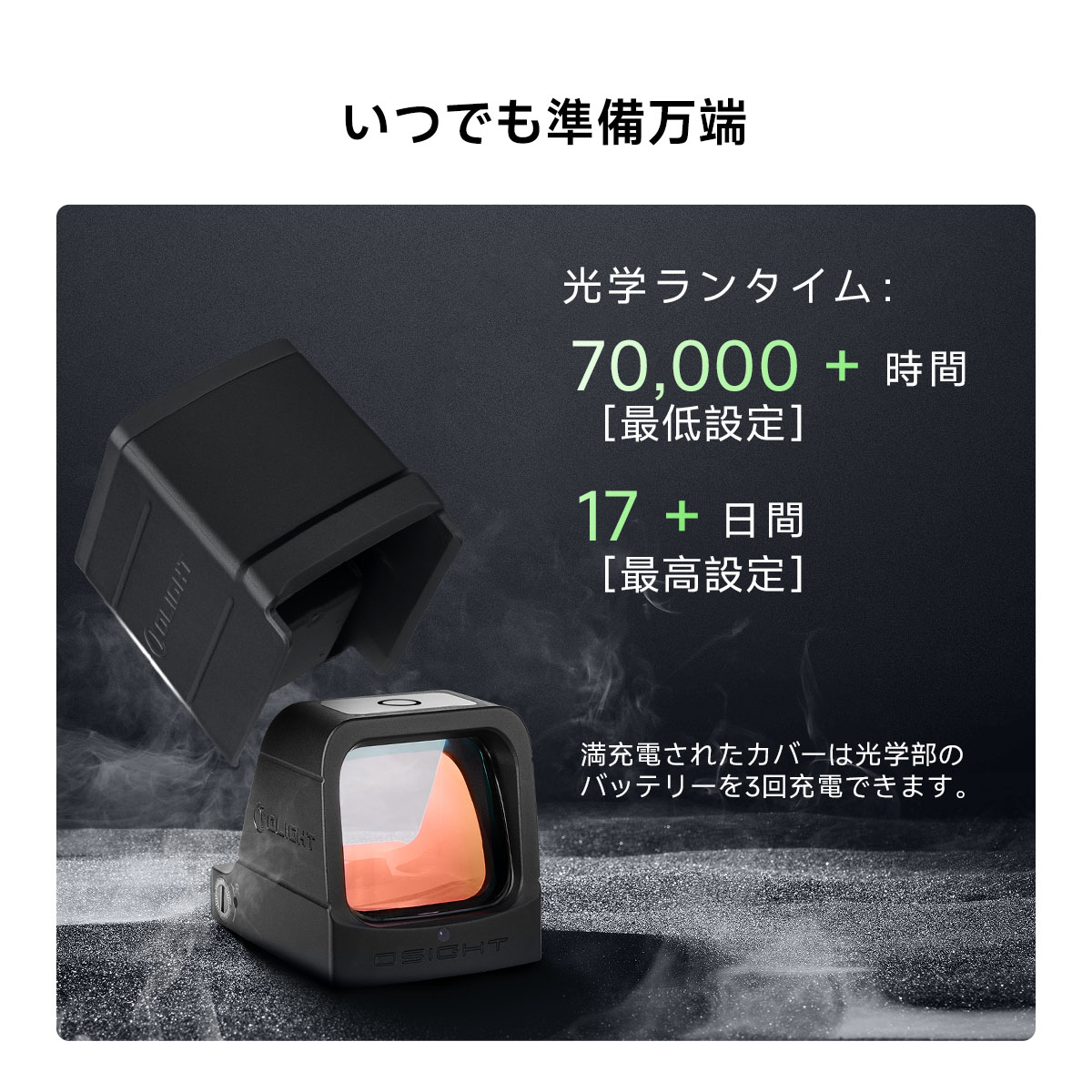 格安通販新作 511 未開封 Osight ドットサイト 3MOA ダットサイト 照準