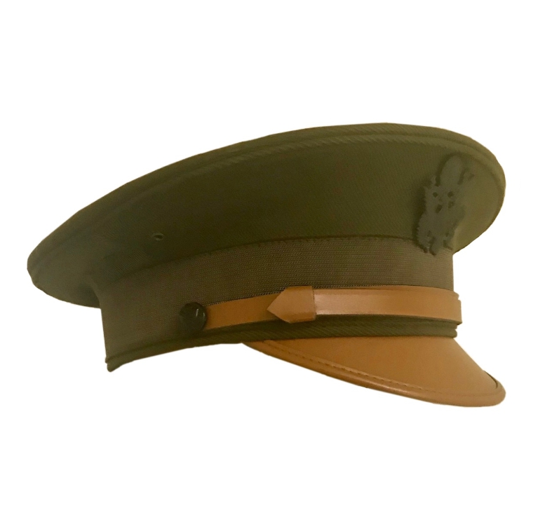 WW1米軍☆M1912陸軍将校サービスキャップ☆ダークOD | D-カンパニー