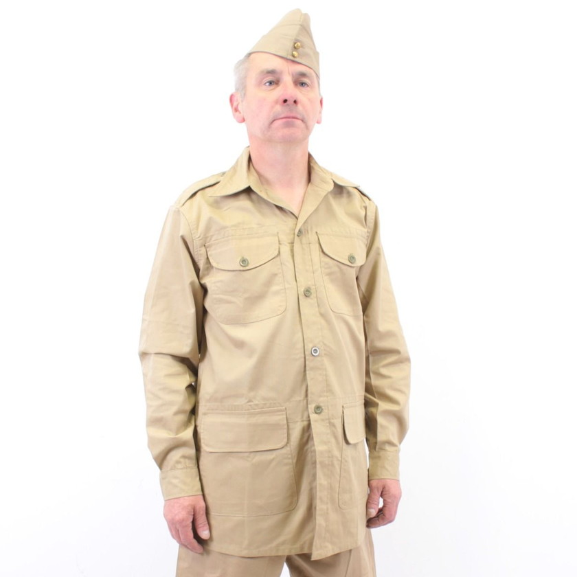 WW2イギリス軍☆エアテックス・ブッシュジャケット☆カーキドリル | D