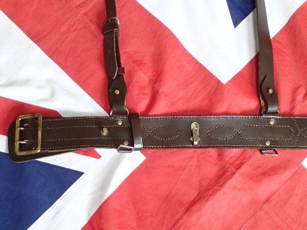 WW2英軍将校サムブラウンベルト＆クロスストラップ | D-カンパニー