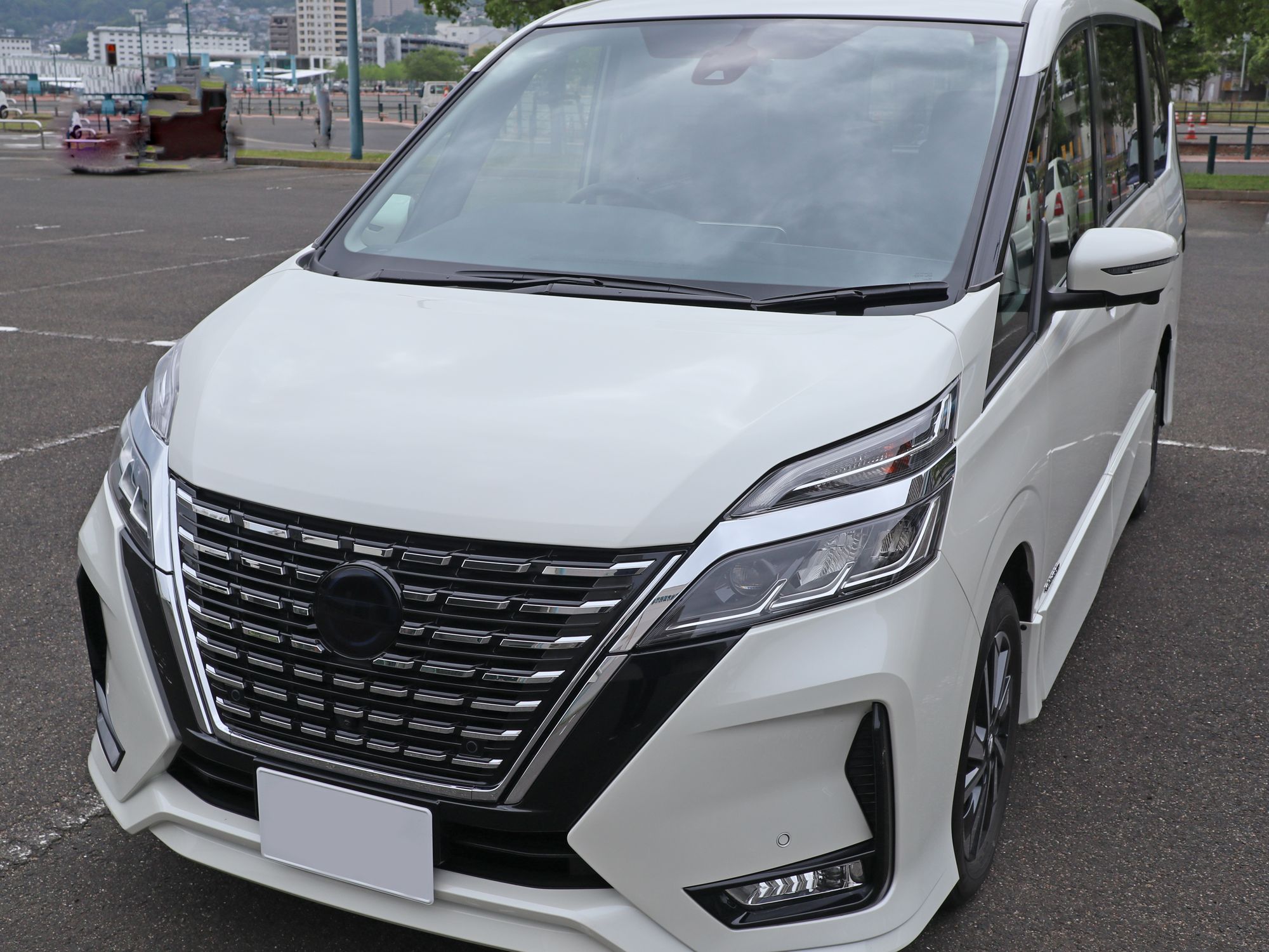 Tint+ 日産 セレナ C27 後期 フロントエンブレム 用 (スモーク) | DCP 