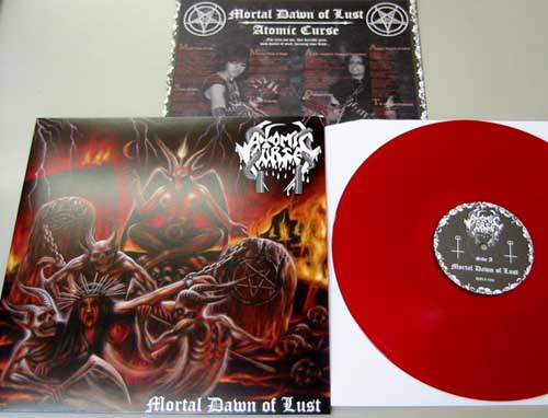 ATOMIC CURSE/MORTAL DAWN OF LUST LP（赤盤） | Deathrash Armageddon