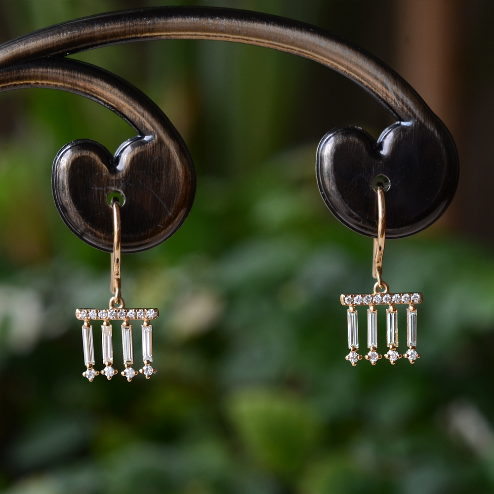 K18製ダイアモンド（ダイヤモンド）ピアス | Jewelry Craft DECORA の 
