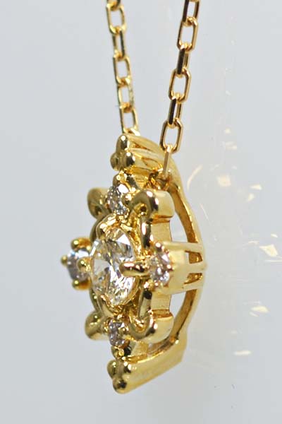 K18YG製ダイアモンドペンダントネックレス | Jewelry Craft DECORA の ...