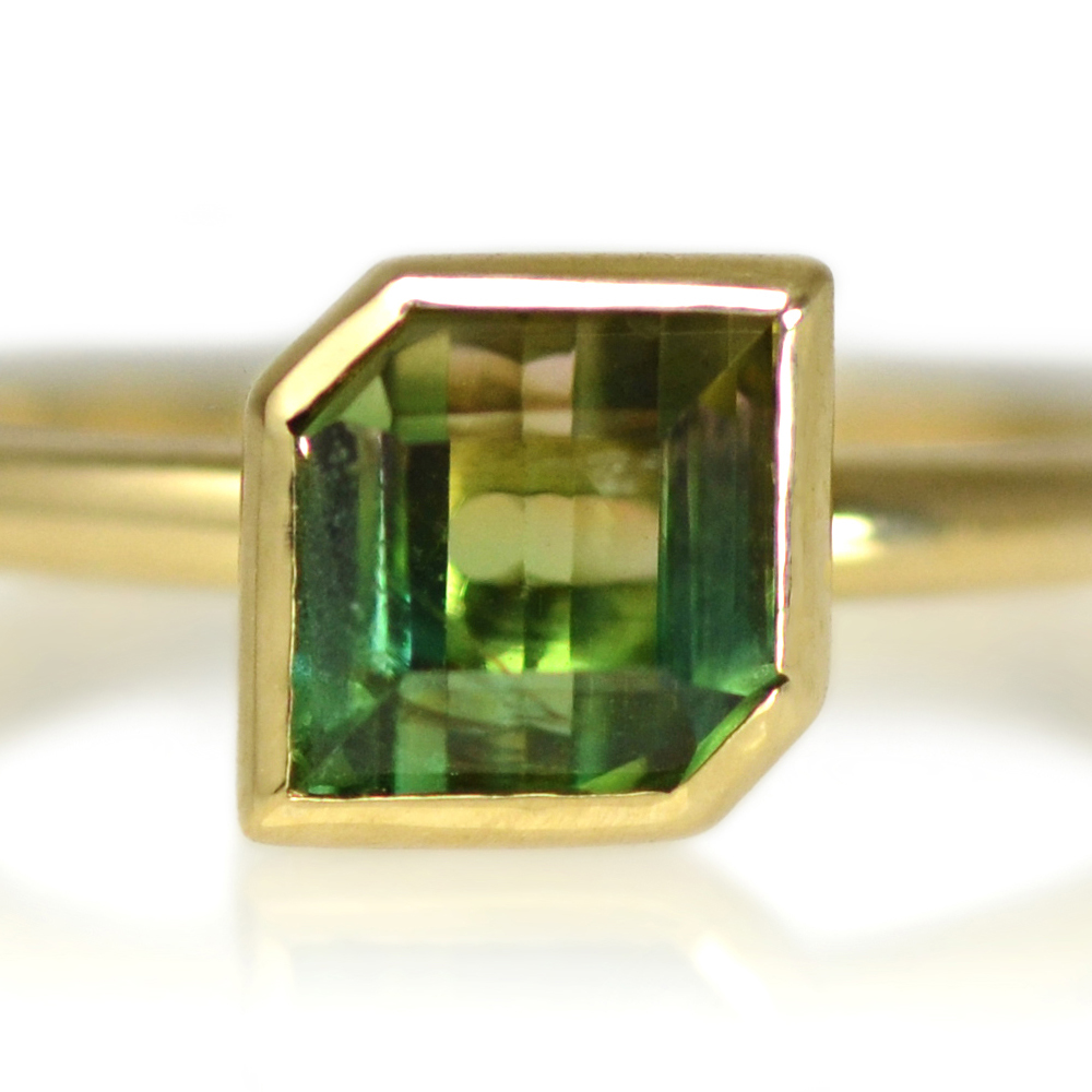 K18YG製パーティーカラートルマリンリング | Jewelry Craft