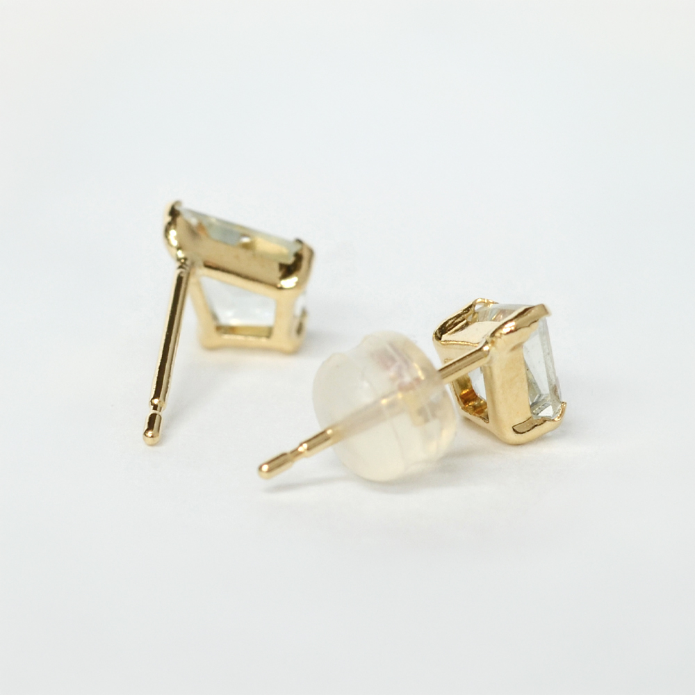 K18製グリーンアメジストピアス | Jewelry Craft DECORA の ネットショップ