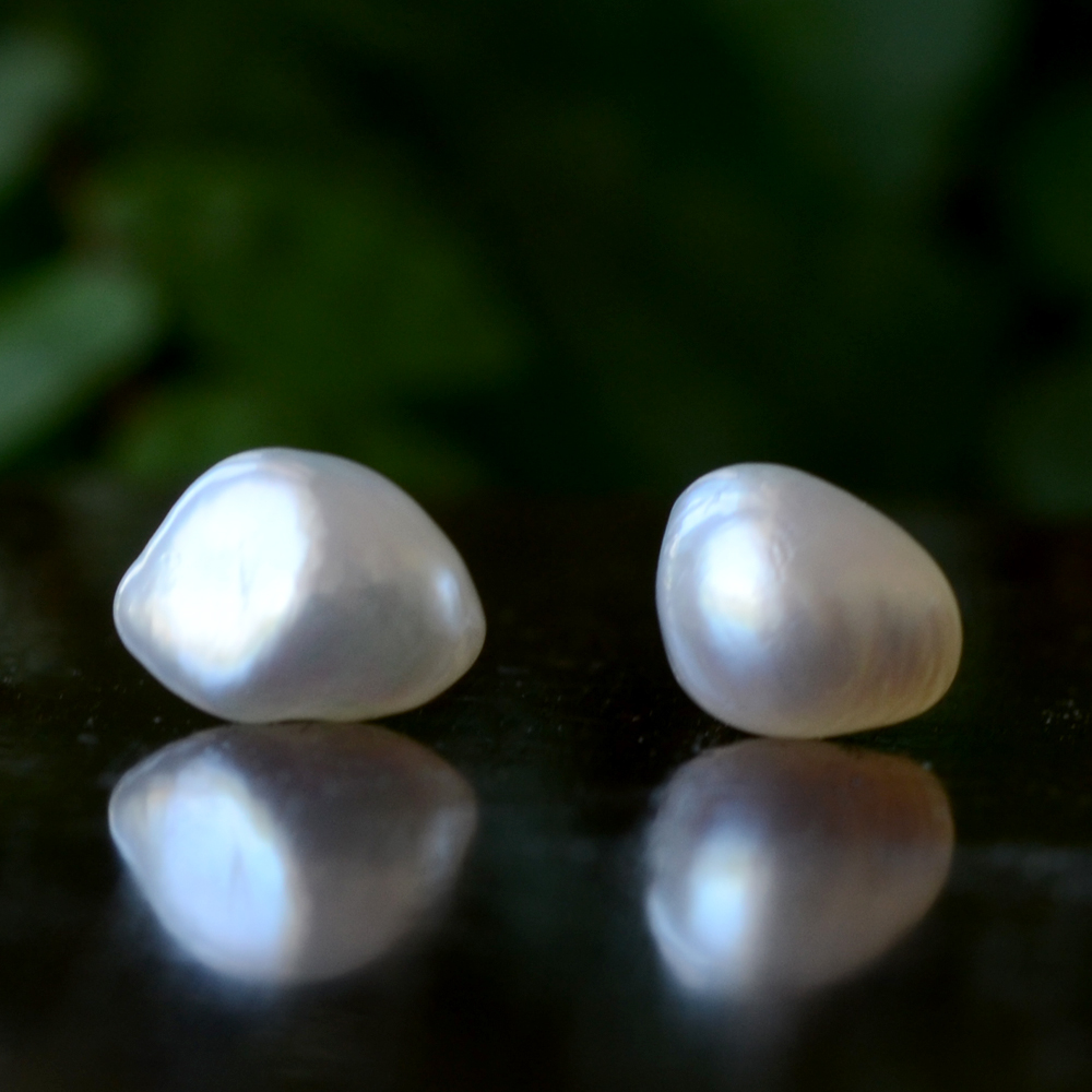 K18製南洋ケシパール（ケシ）ピアス | Jewelry Craft DECORA の ネット