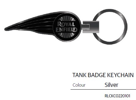 ロイヤルエンフィールド TANK BADGE KEYCHAIN 【Silver】 | デージー