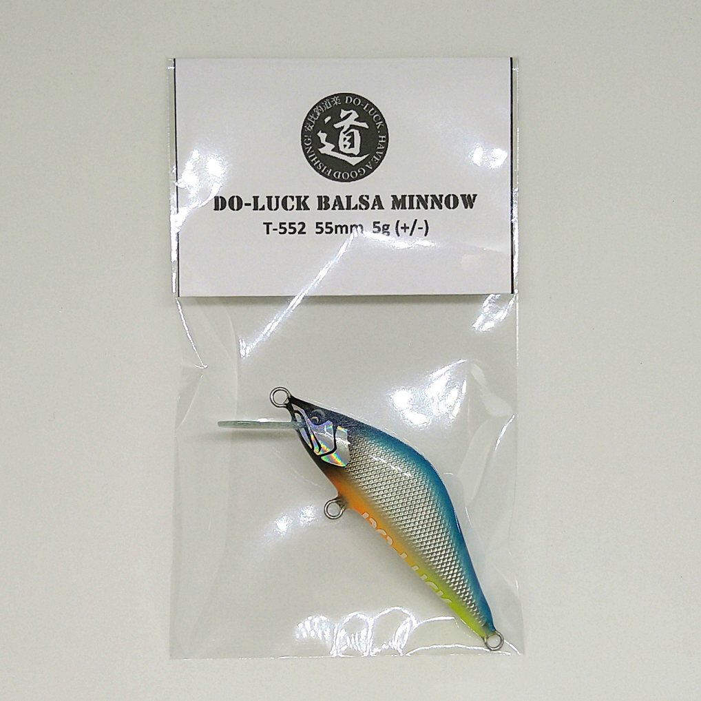 安比釣道楽　ハンドメイド　DO-LUCK バルサT-552 55mm 5g Amazon.co.jp: 激 安比釣道楽 DO-LUCK T-552 バルサ