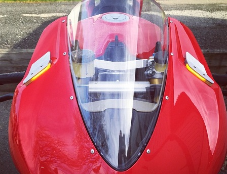 sun　パニガーレ　ウインカー NewRageCycles LEDフロントウィンカー ブラック 959パニガーレ