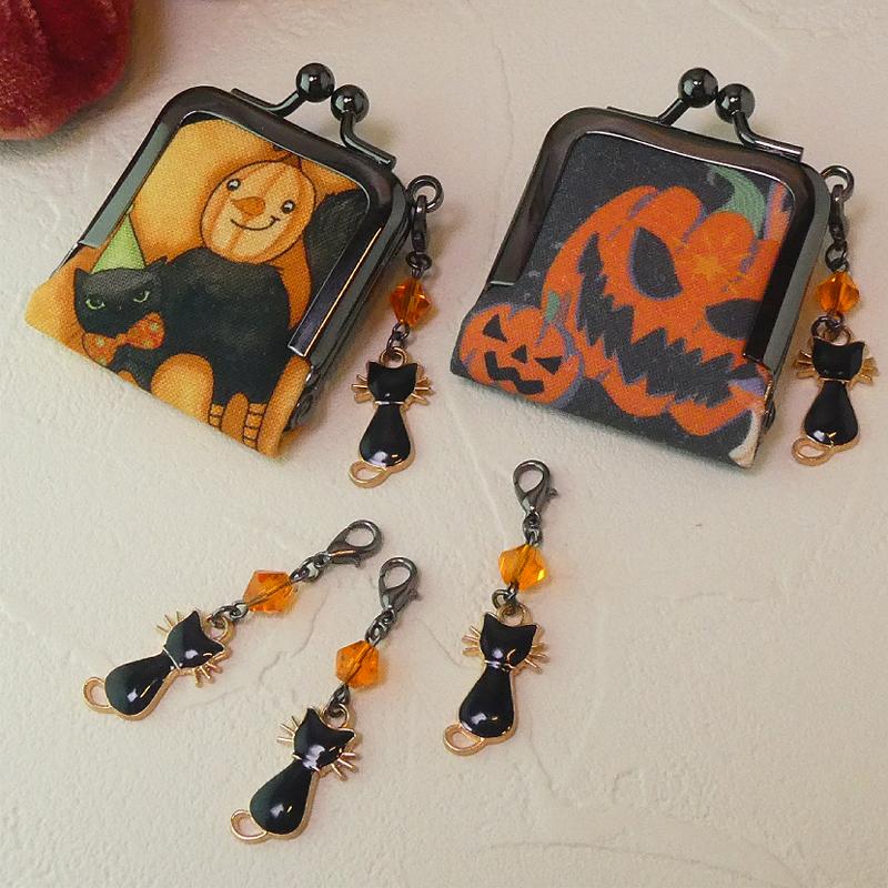 NO.2854☆ぐで猫 ハロウィン ハンドメイド チャーム どれが届くかお