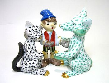 ヘレンド メルヘン ピノキオ 【ギフトボックス】 H10cmXW13cm 10Off 