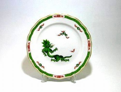 マイセン 緑の龍の飾り皿 マイセン 緑の龍の飾り皿