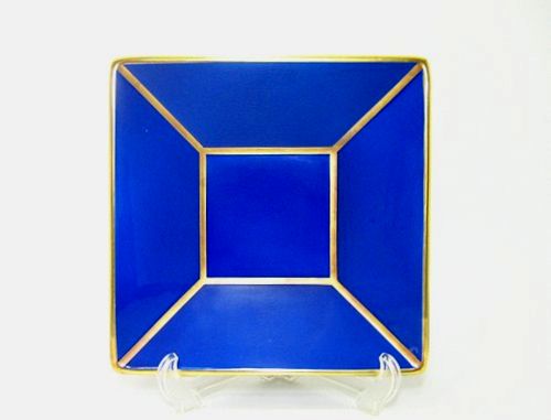 リチャードジノリ 【アマデウスの唄 ブルー 】 20cm角皿 10%Off