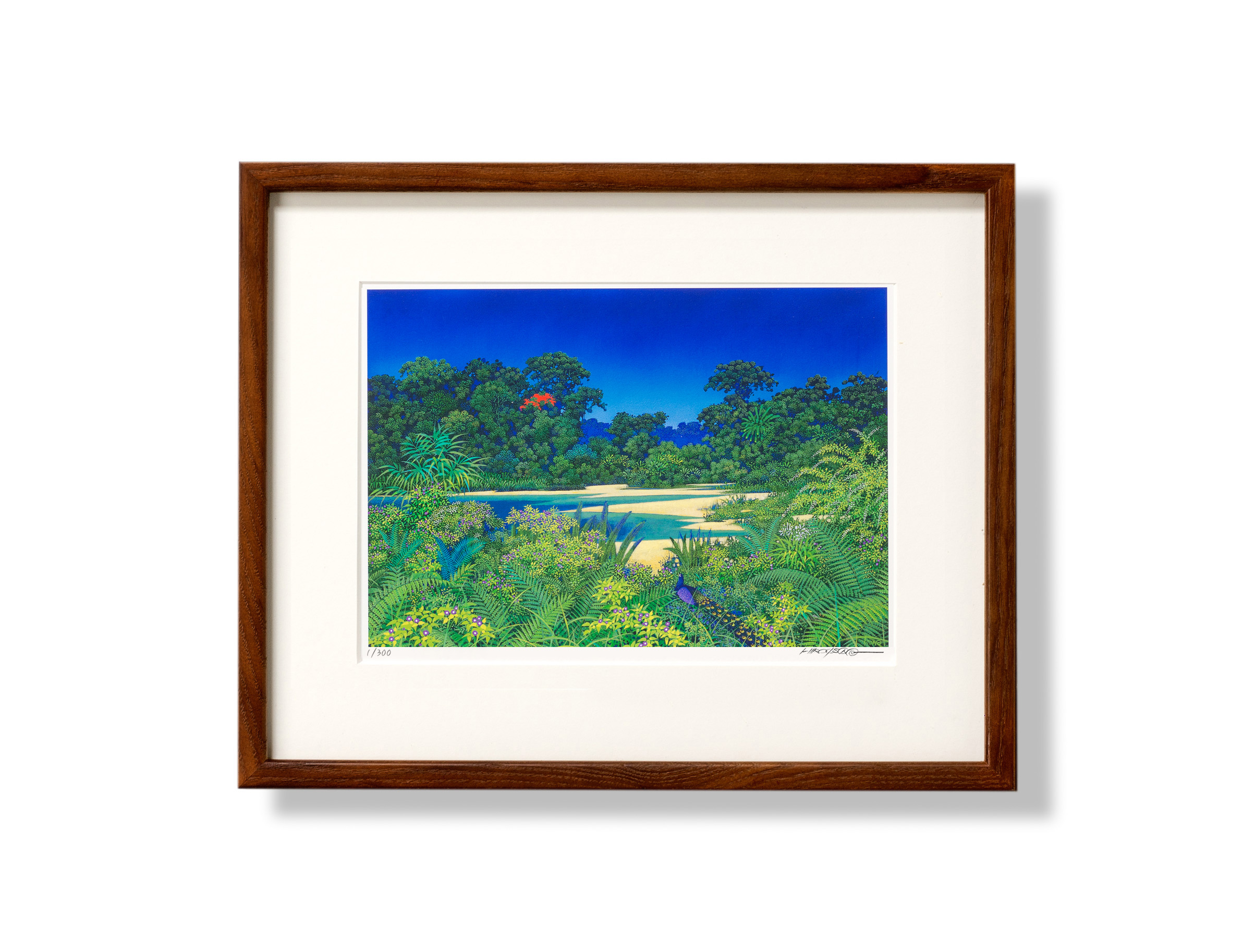 額装版画「楽園に上陸して」Sサイズ | Emerald Forest Online
