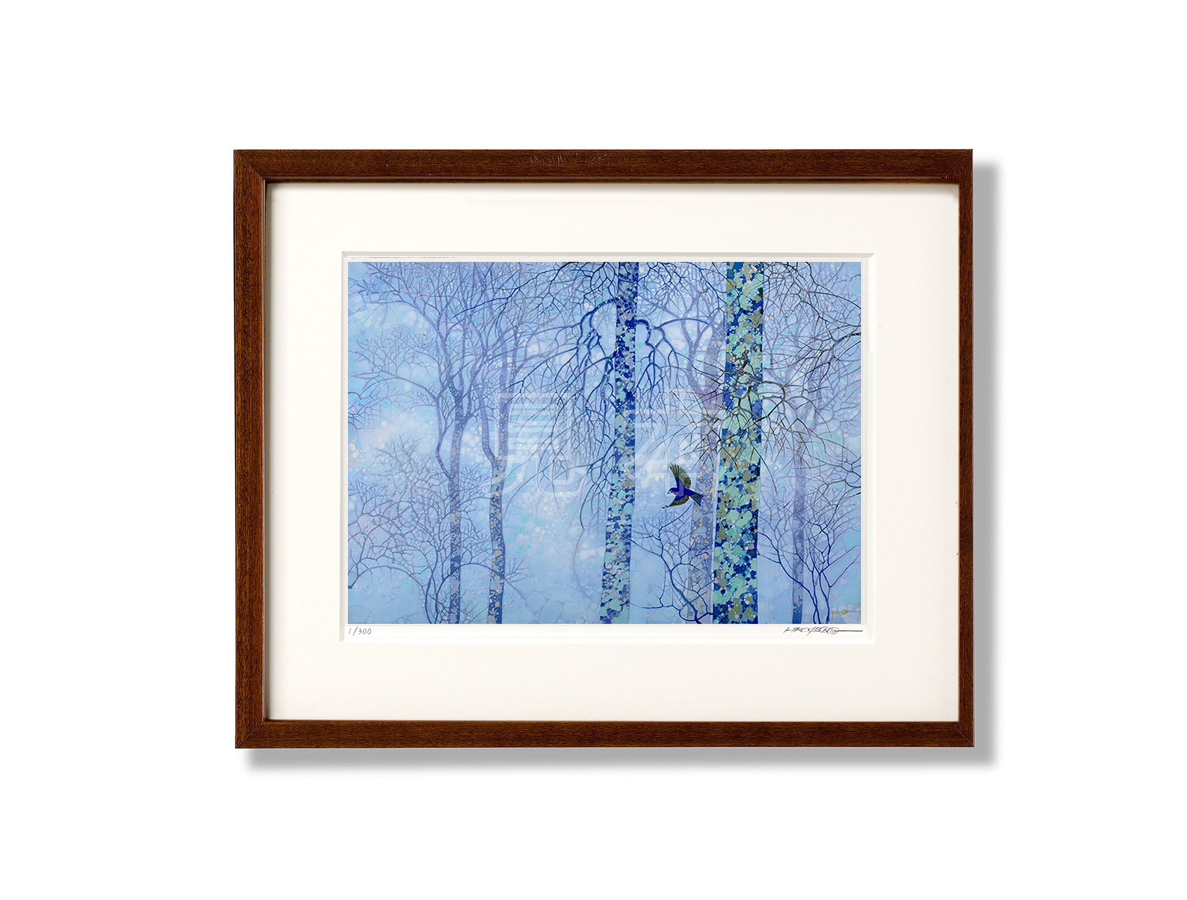額装版画「舞う季の森」Sサイズ | Emerald Forest Online