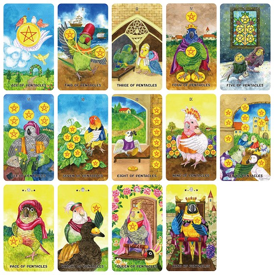 The Birdner Tarot Deck (鳥のタロットカード) | ハンドメイド