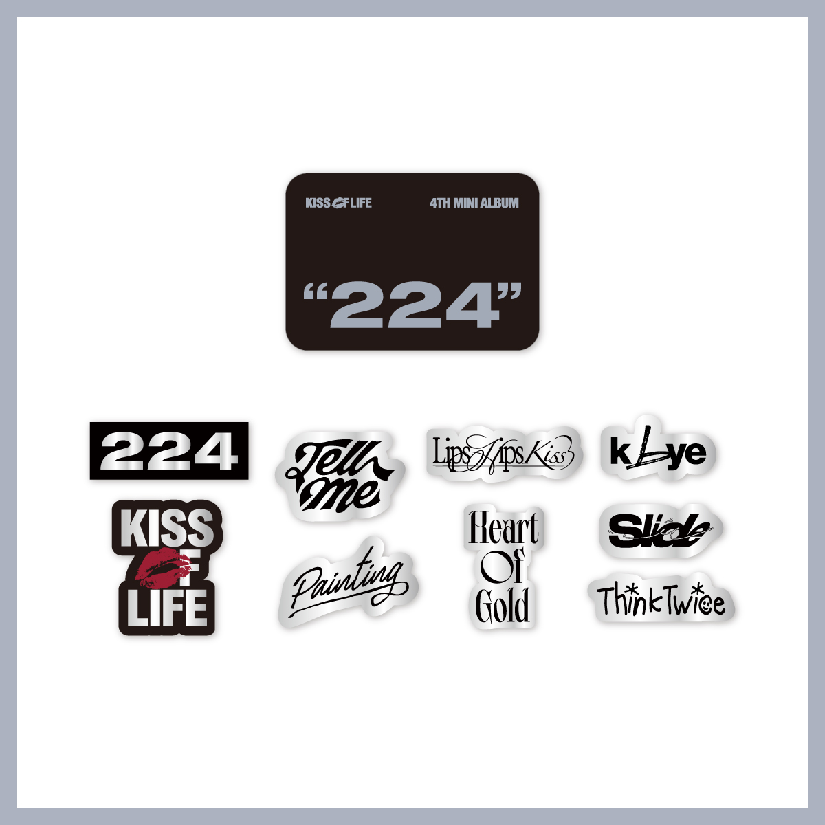 KISS OF LIFE 224 EVERLINE POP-UP トレカ ⑨ kiss of life 224 everline pop upトレカ ハヌル - メルカリ