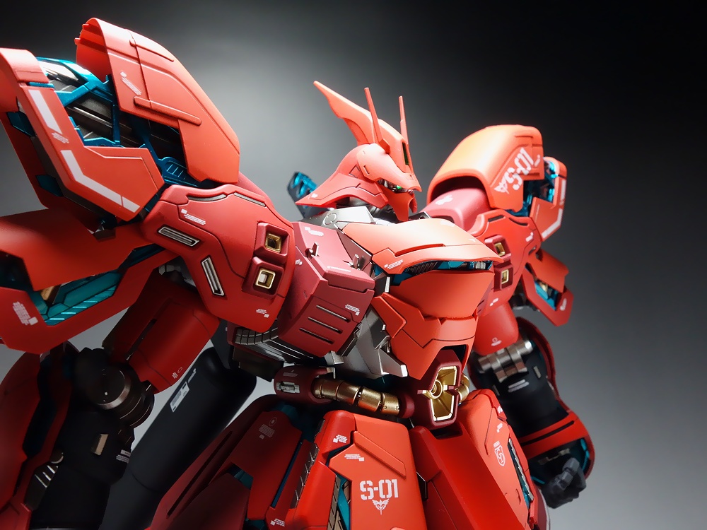 オリジナル全塗装微改造　MGサザビーVer.Ka ガンプラ完成品 MG 1/100 サザビー Ver.Ka オリジナル 改造 塗装済み完成品