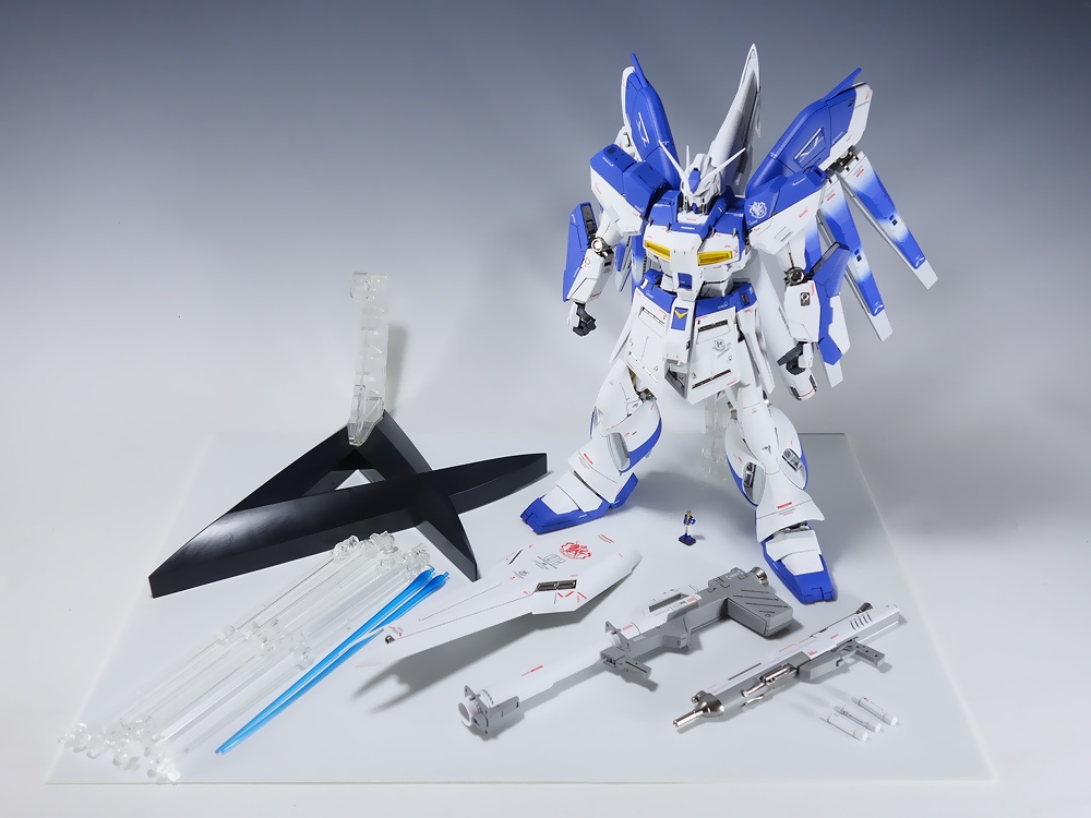 MG Ver.Kaハイニューガンダム Hi-ν GUNDAM 1/100塗装品 MG 1/100 Hi-νガンダム Ver.Ka 製作記録⑫ 完成編