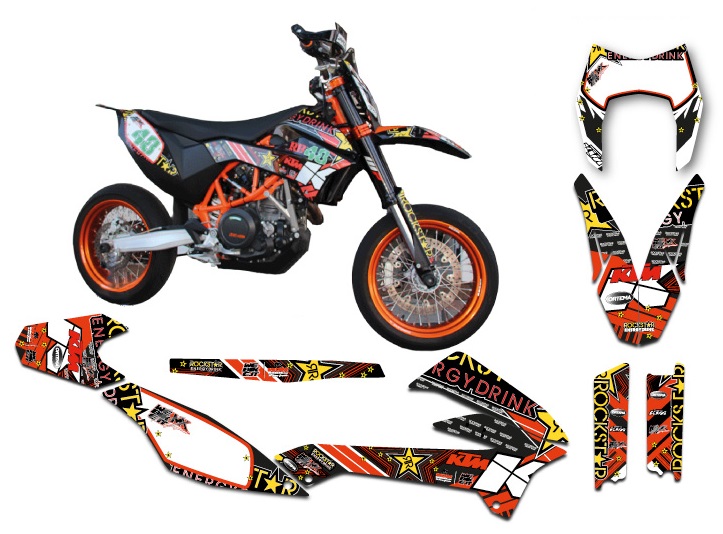 KTM 690 LC4/SMC-R グラフィックキット | MotoWorld Japan