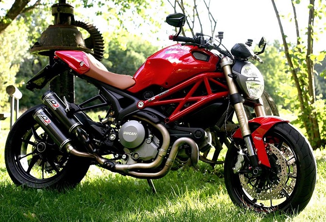 QD EXHAUST モンスター 1100evo デュアルマフラー | MotoWorld Japan