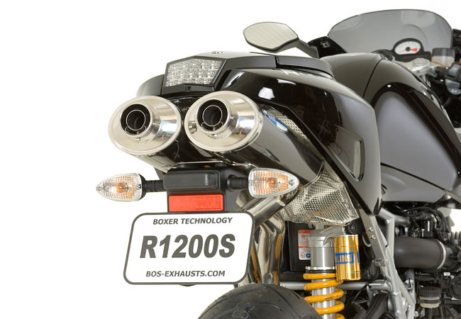 Bos exhaust BMW R1200S | MotoWorld Japan