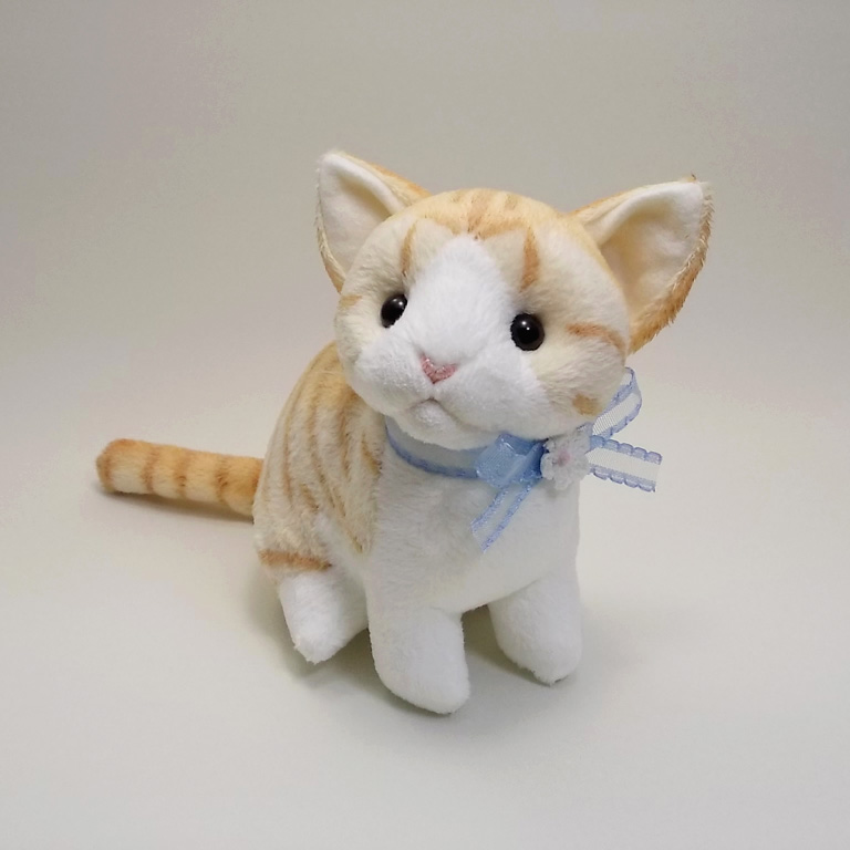 昭和レトロ 茶トラ 猫 ぬいぐるみ 約16センチ ファースト - メルカリ
