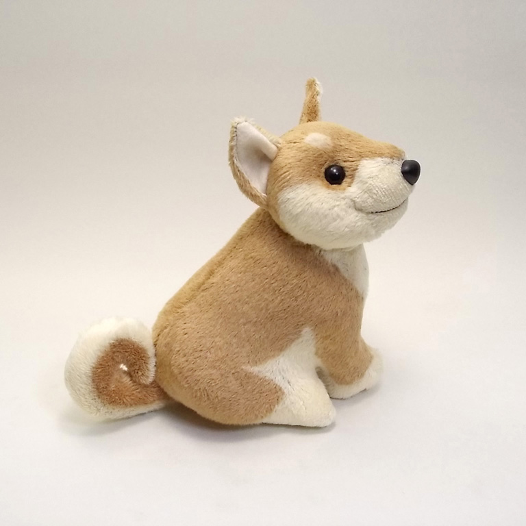 しゅた。☆ファースト社　犬　柴犬　ぬいぐるみ 大人気イラストレーター『じゅん』が描く『こんにちは、いぬです