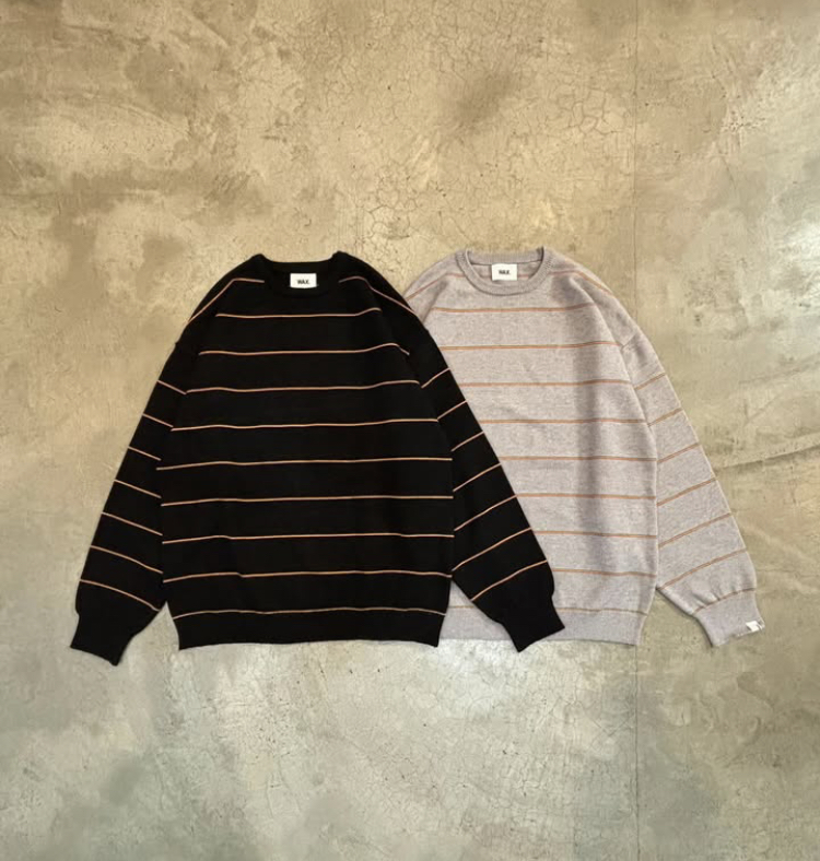 WAX Rasta stripe crew knit | FLARY