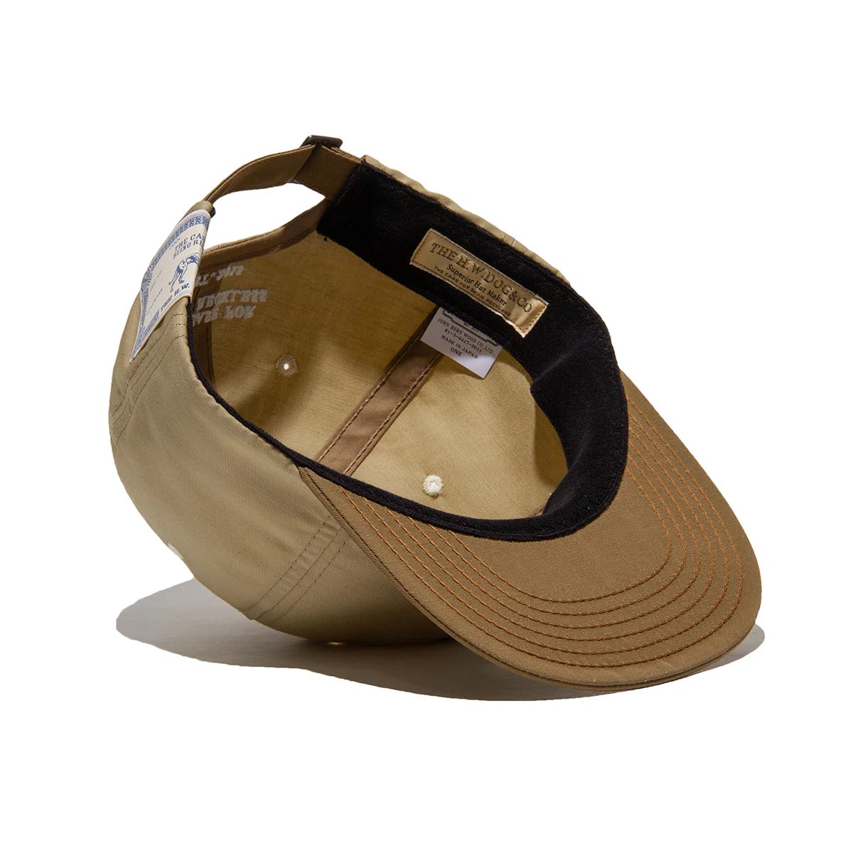 THE H.W.DOG&CO. 2TONE 90S CAP - Beige x Khaki | FLARY