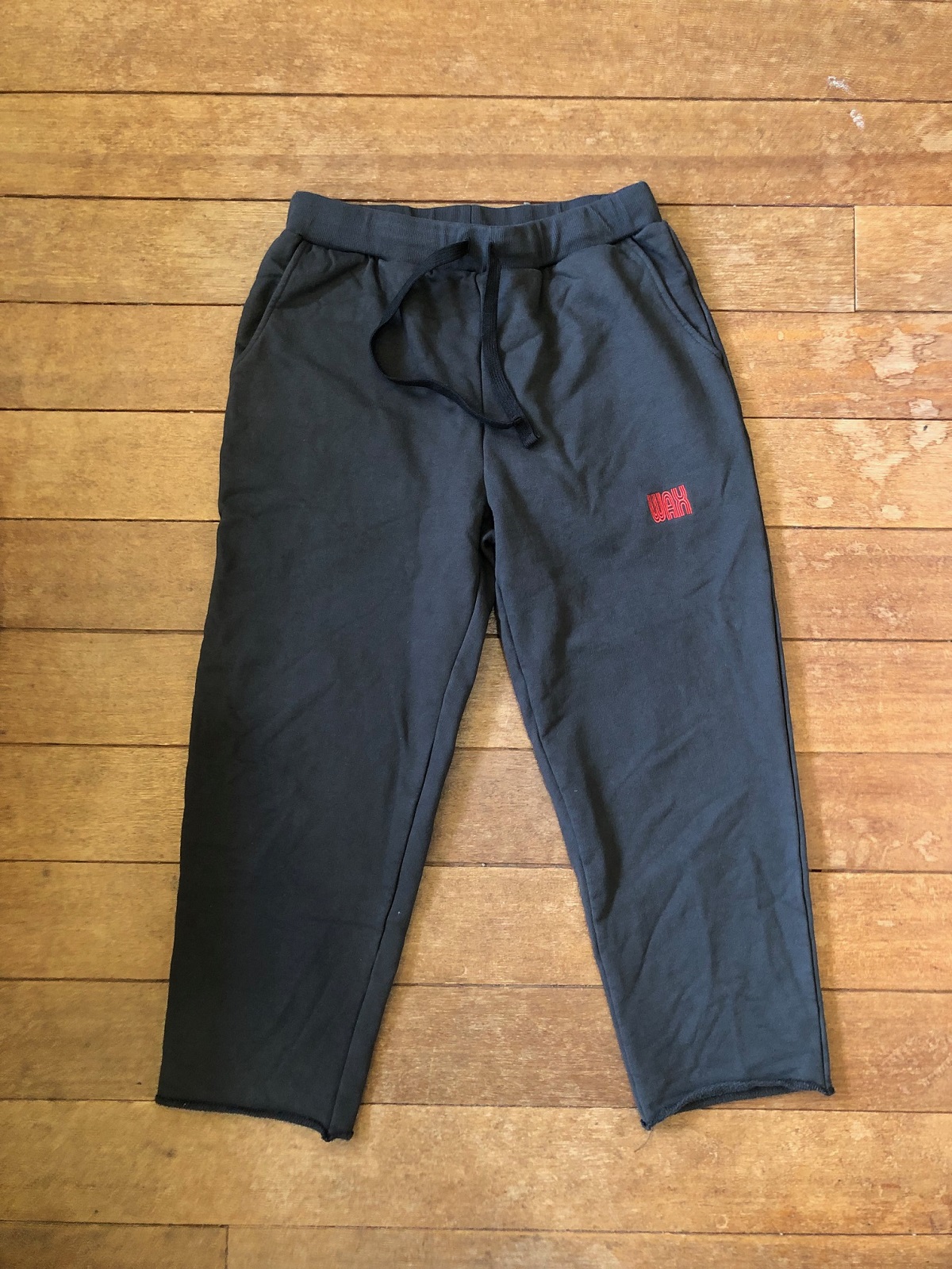 WAX Cut off sweat pants | FLARY