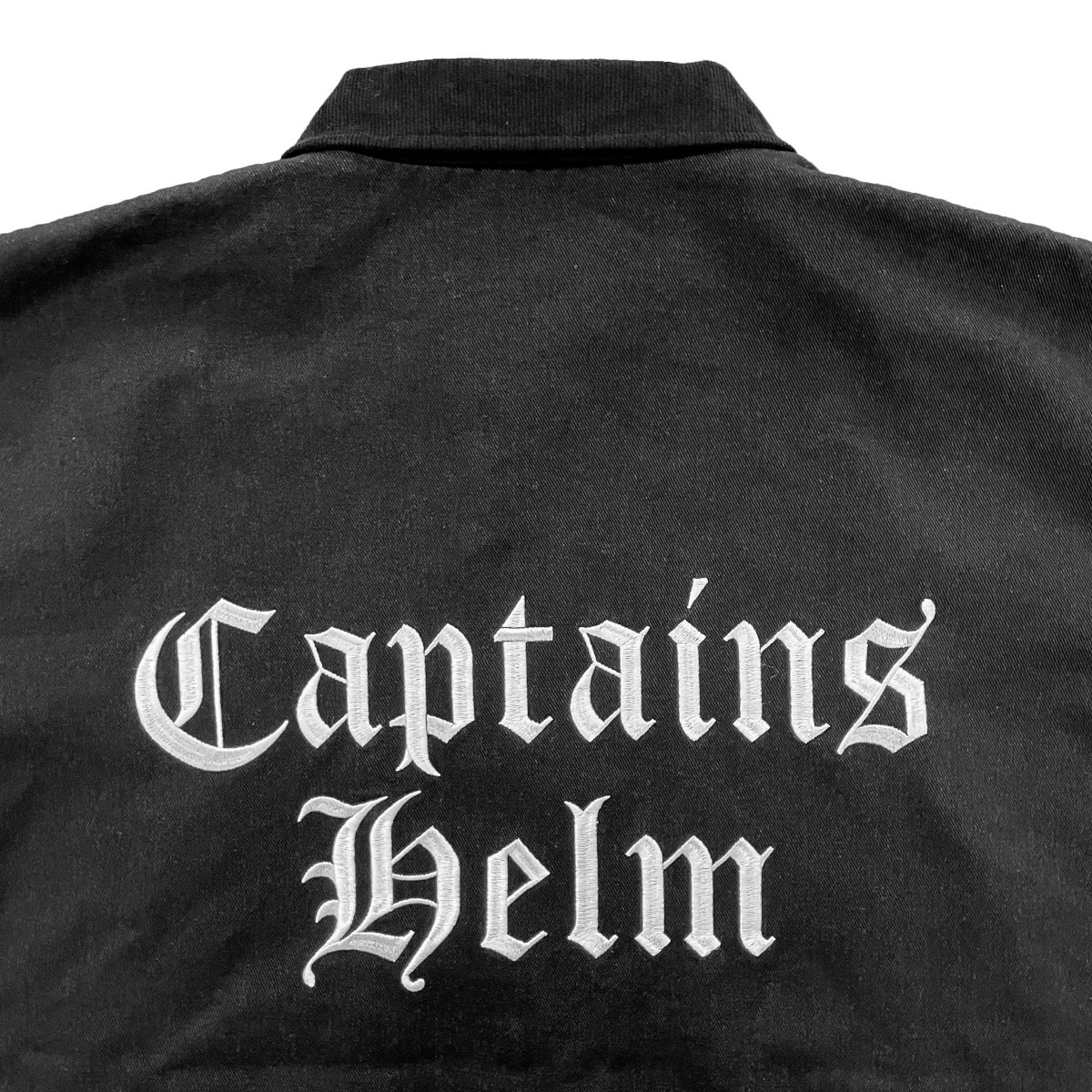 CAPTAINS HELM #38 LOGO DENIM COACH JKT | FLARY