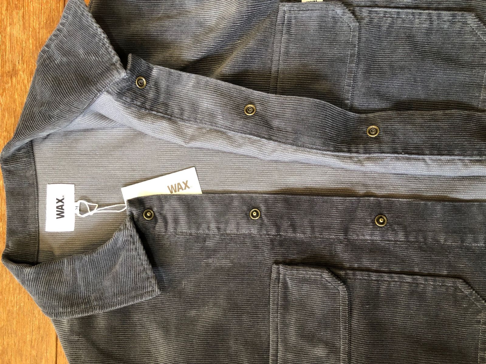 WAX Corduroy cover all グレー | FLARY