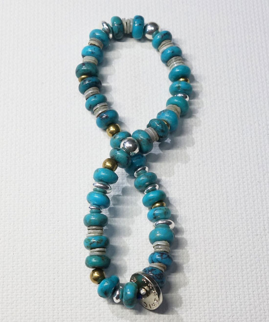 AKASHIC TREE / アカシックツリー TURQUOISE BEADS BRACELET