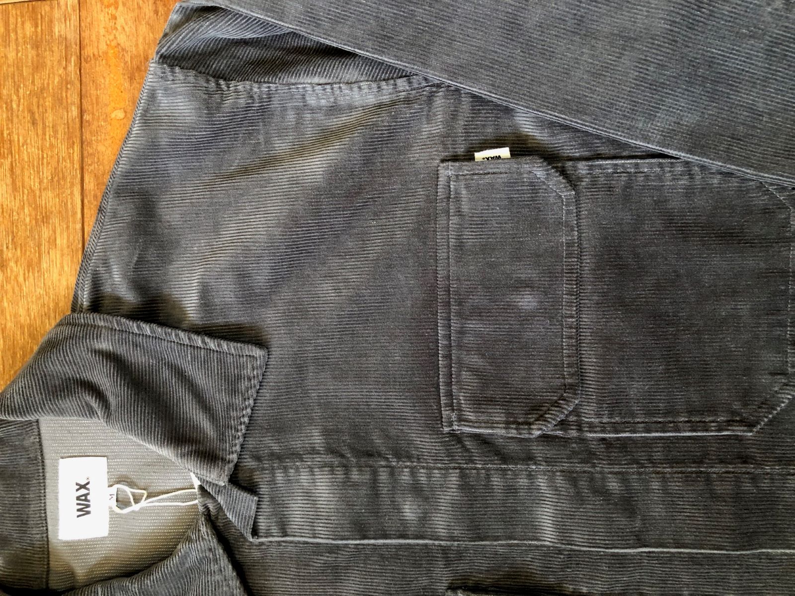 WAX Corduroy cover all グレー | FLARY