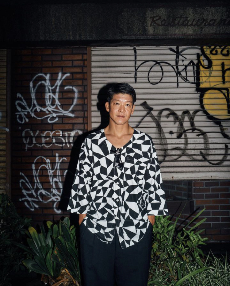 WAX \"Koikuchi-shirts\" Crazy市松 鯉口シャツ WAX Koikuchi-shirts 