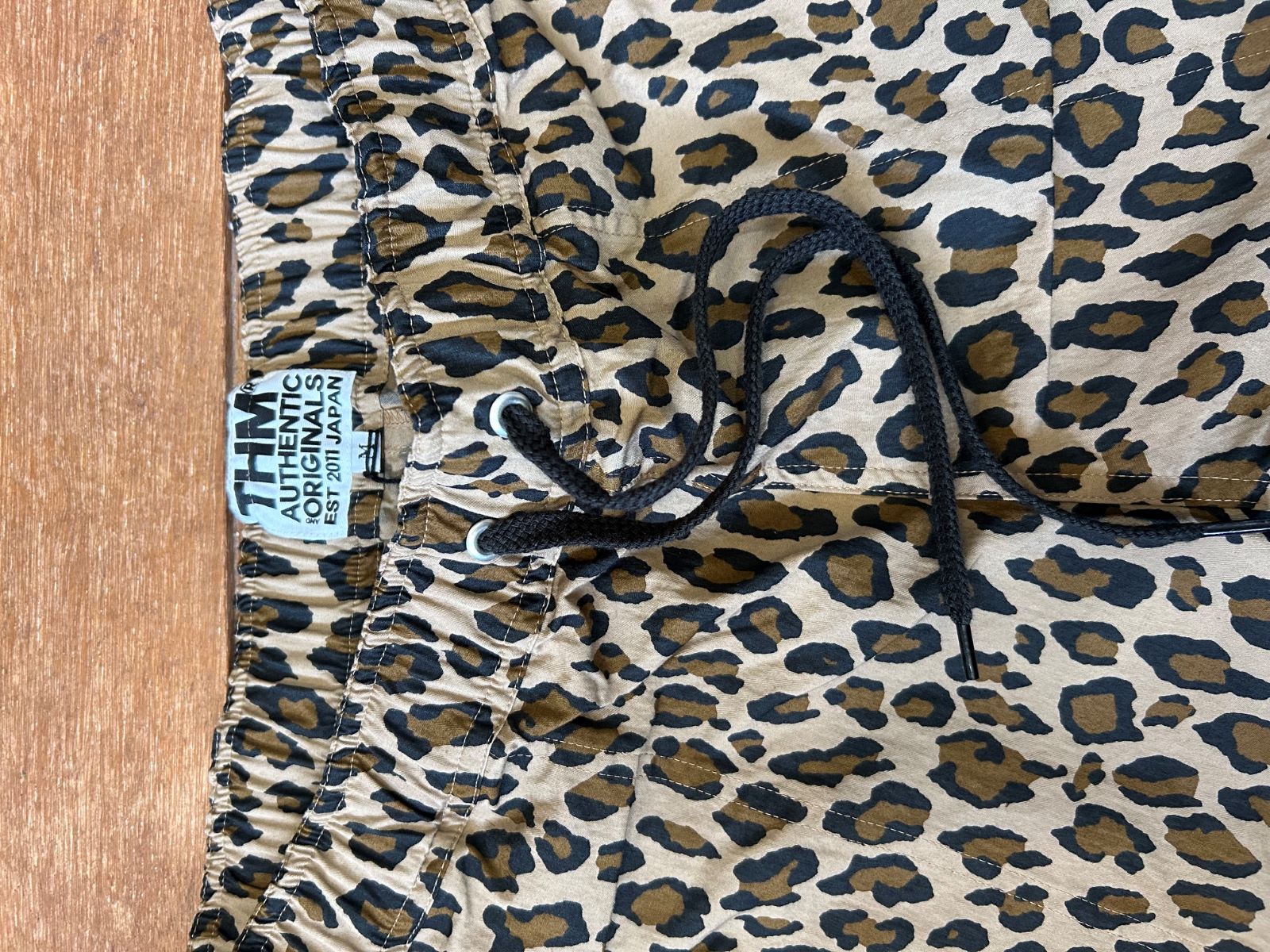 THM Leopard shors ブラウンMサイズ THM Leopard shorts Brown | FLARY