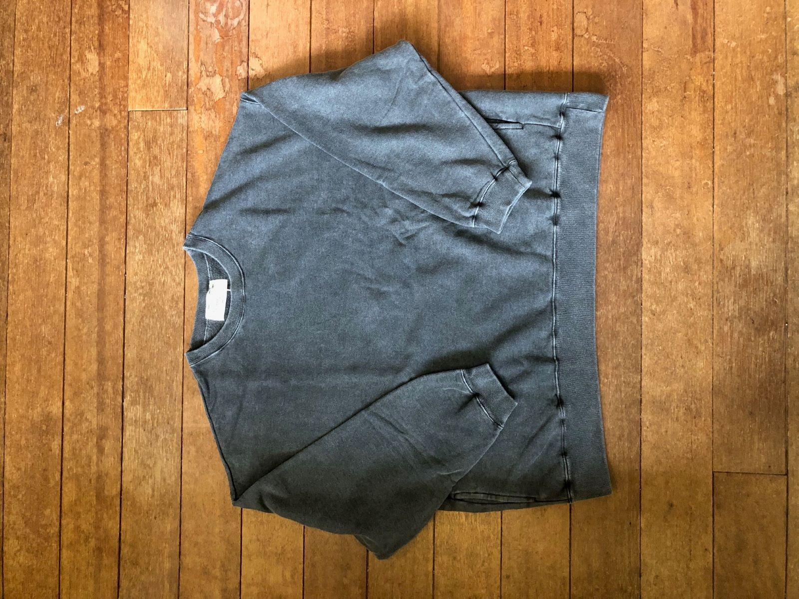 GRAB IN HOLLYWOOD VINTAGE FRENCH TERRY RELAX CREW L/S | FLARY