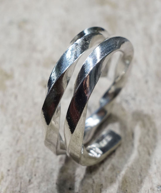 AKASHIC TREE / アカシックツリー SILVER1000 TWIST RING
