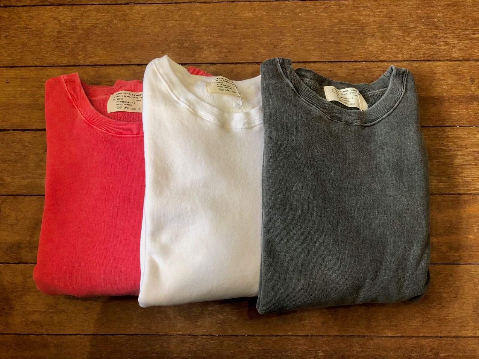 GRAB IN HOLLYWOOD VINTAGE FRENCH TERRY RELAX CREW L/S | FLARY