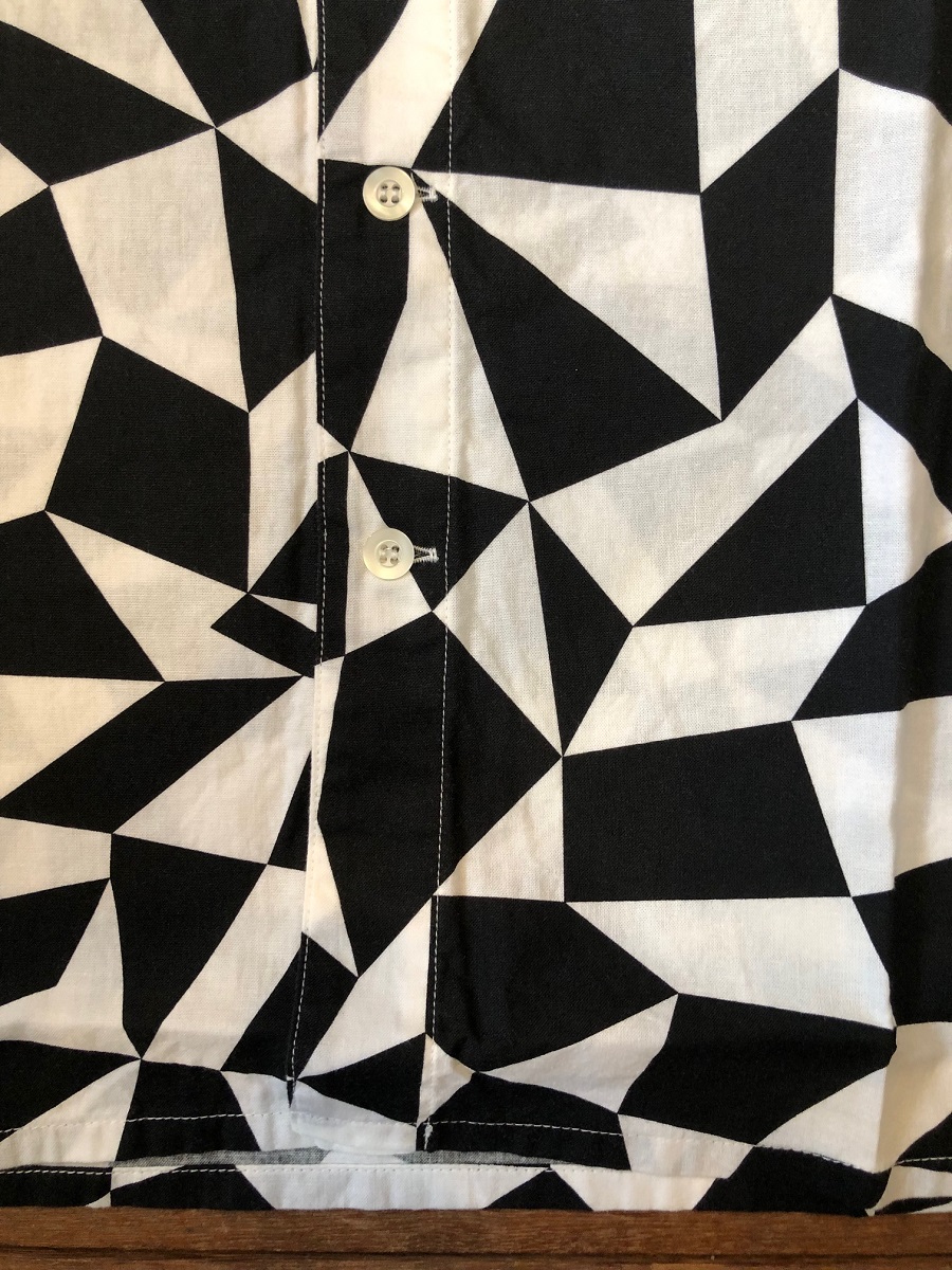 WAX \"Koikuchi-shirts\" Crazy市松 鯉口シャツ WAX Koikuchi-shirts 