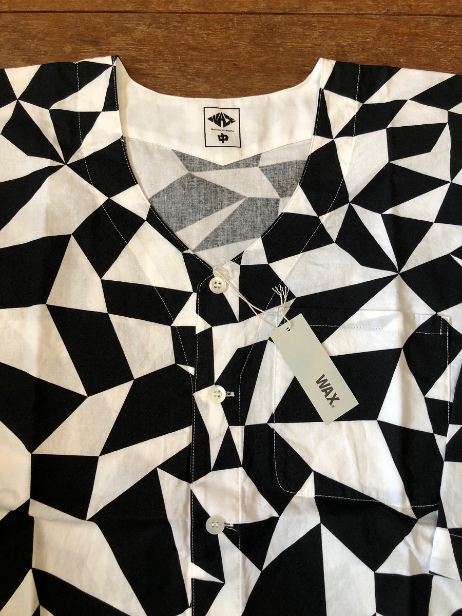 WAX \"Koikuchi-shirts\" Crazy市松 鯉口シャツ WAX(ワックス) / 鯉口シャツ / Koikuchi-shirts 