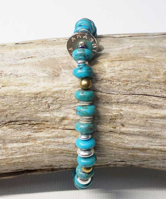 AKASHIC TREE / アカシックツリー TURQUOISE BEADS BRACELET