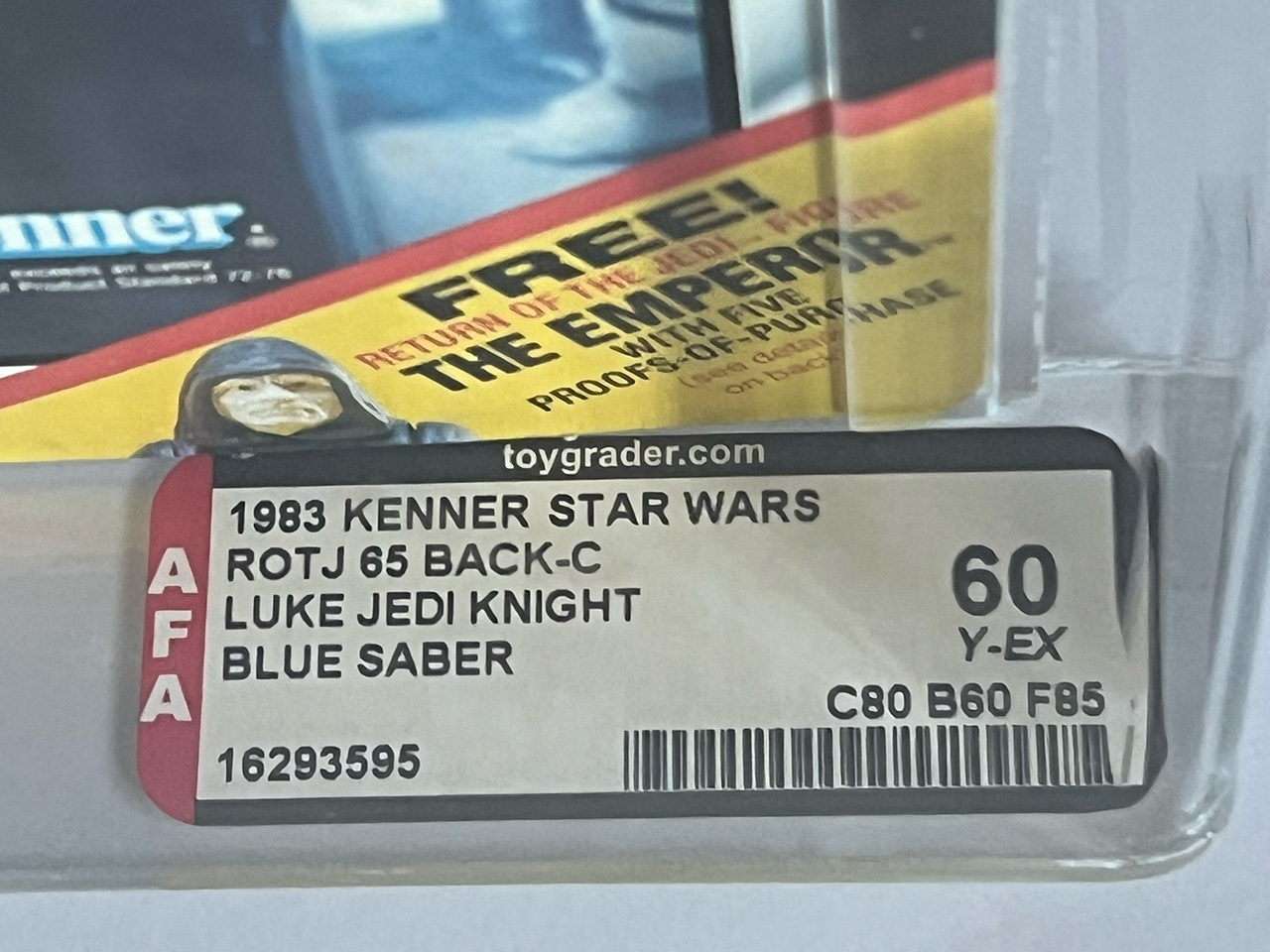 AFA鑑定】ケナーLuke Jedi Knight Outfitブルーセーバー